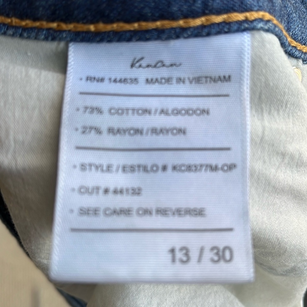 Kancan Women's Distressed Denim Shorts - Picture 4 of 5